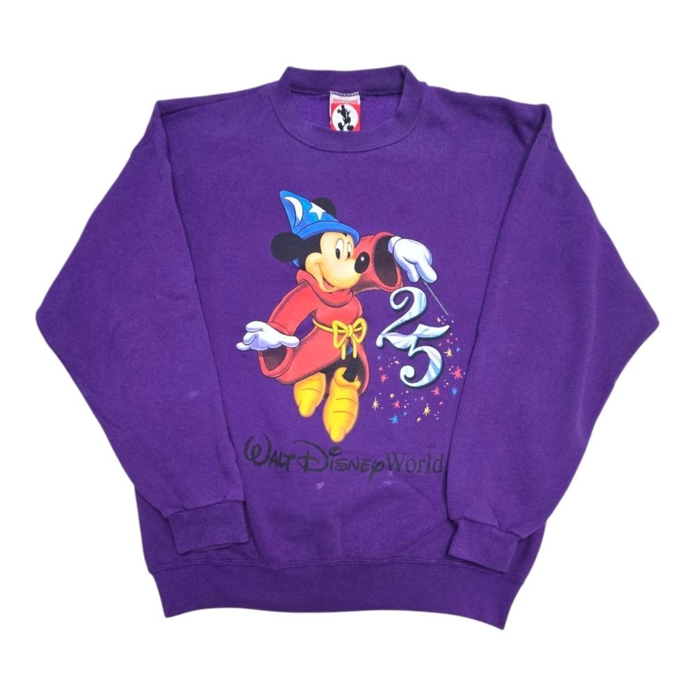 Vintage Mickey Mouse Fantasia 25th Anniversary Walt Disney World Sweatshirt L